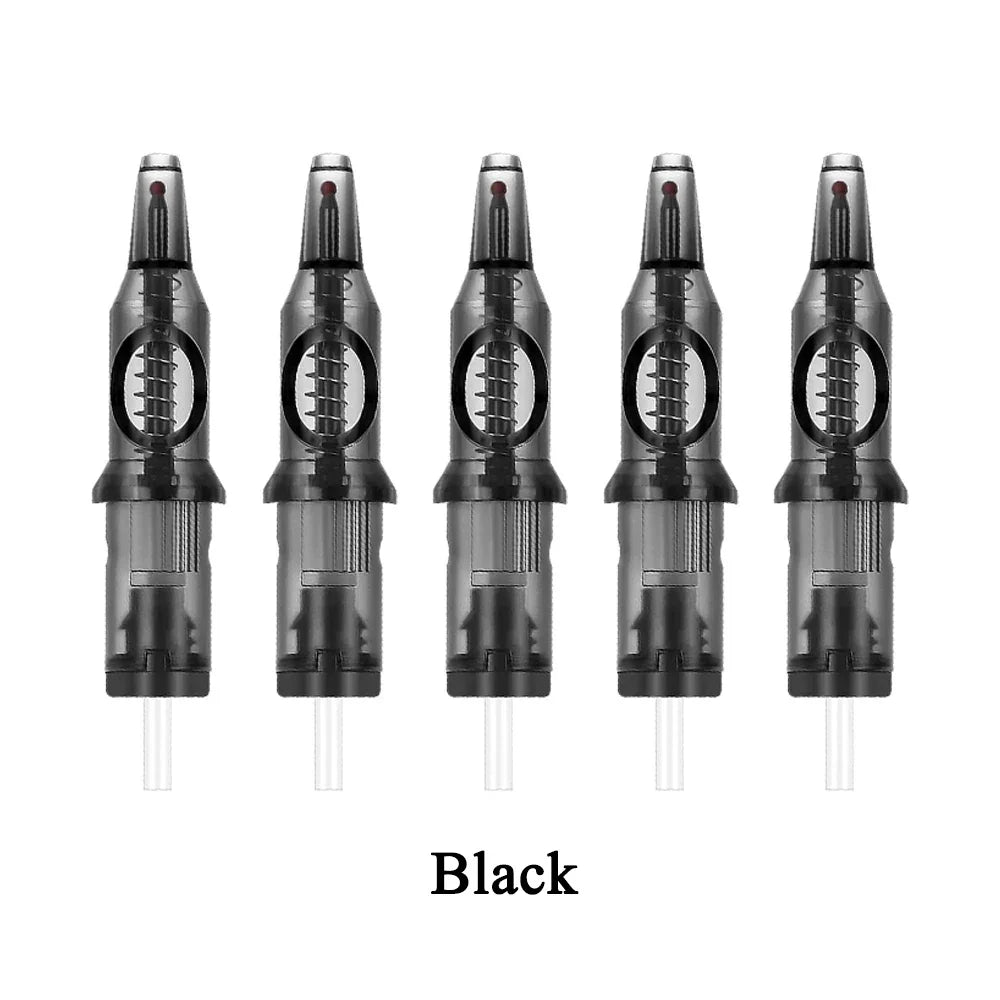 10/5PCS Ballpoint Cartridge Tattoo Needles — Practice Needles for Beginners & Designer Drawing with Tattoo Pen Machine