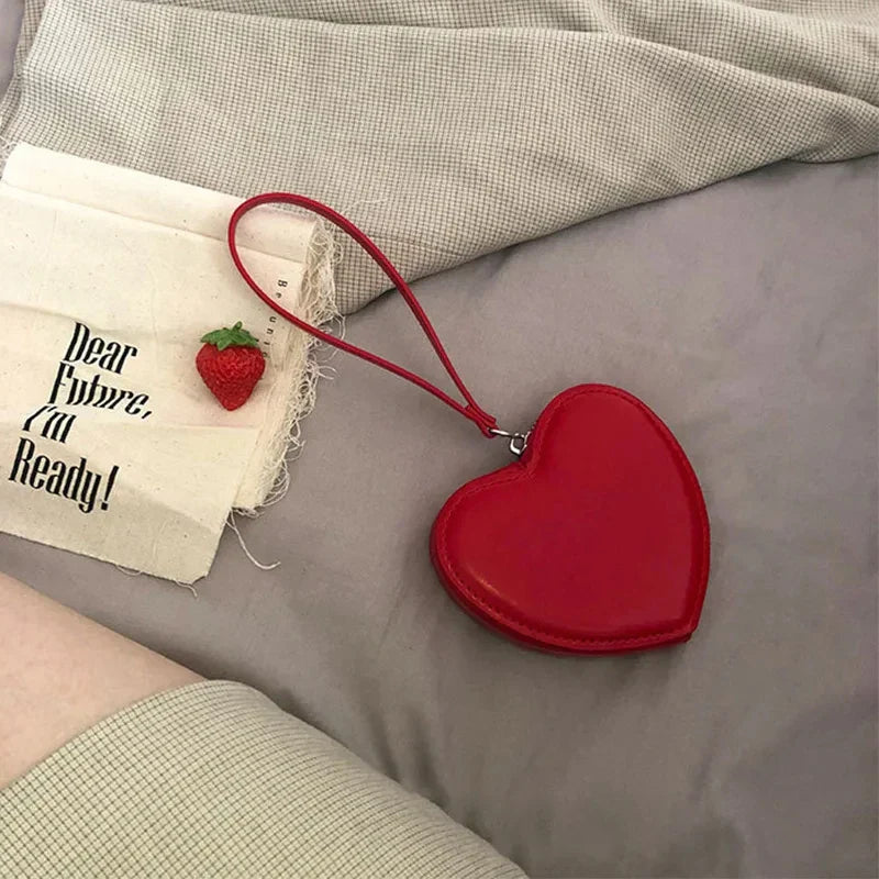 JIOMAY Designer PU Leather Wallet – Cute Heart Purses & Business Wallets for Women & Girls 💖👜