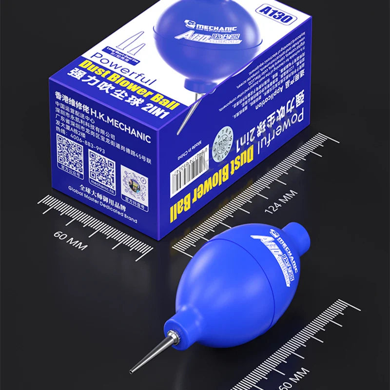 MECHANIC A130 2-in-1 Phone Repair Dust Cleaner — Air Blower Ball & Cleaning Pen for Phone, PCB, PC, Keyboard, Camera Lens