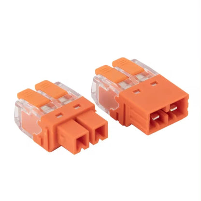 5Pcs Quick Lever Wire Connectors – 2/3/4 Pin CMK642 Compact Plugable Terminal Blocks, Universal Male Female Electrical Splicing Connectors