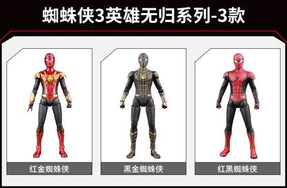 ZD Toys Spider-Man No Way Home 1/10 Action Figure – Peter Parker Gold Black Red Marvel Legends Collectible Toy