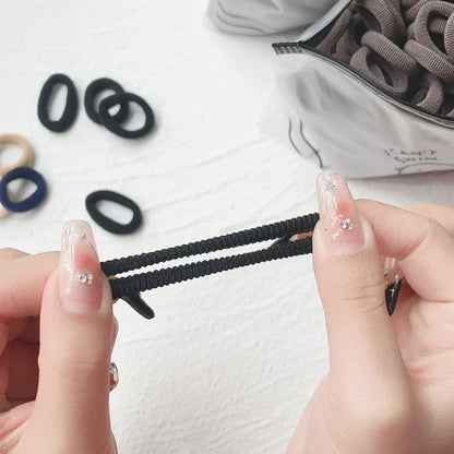 20/50PCS Kids Elastic Hair Bands – Girls Sweets Scrunchie Rubber Bands for Children Hair Ties & Headbands