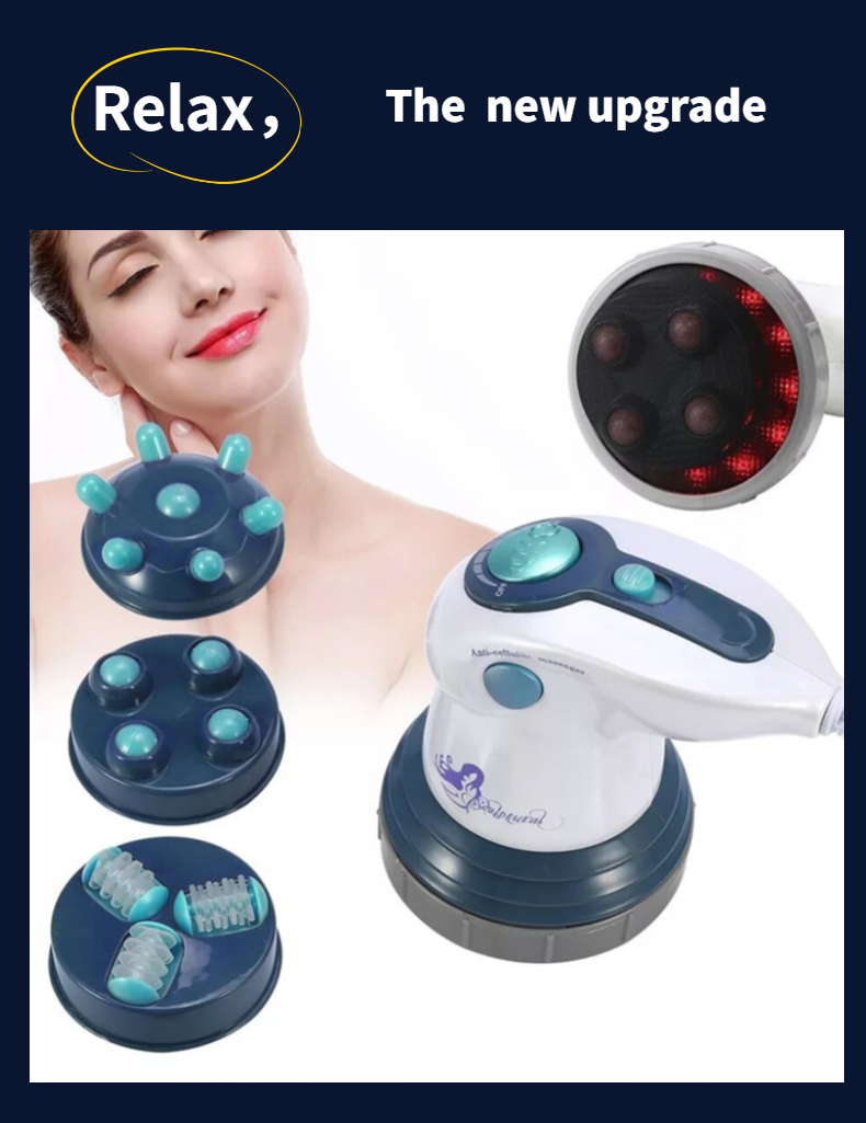 Electric Body Massager — Portable Anti-Cellulite & Stress Relief Health Care Massager for Full Body Relaxation