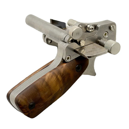 Nattools Manual Leather Strip Cutter – Adjustable 10-60mm Roller Belt Cutting Tool with Metric-Inch Double Scale for Leathercraft