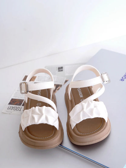 Children's Cartoon Bow Slippers - Breathable Soft Sole Anti-Slip Indoor & Bathroom Shoes for Girls
