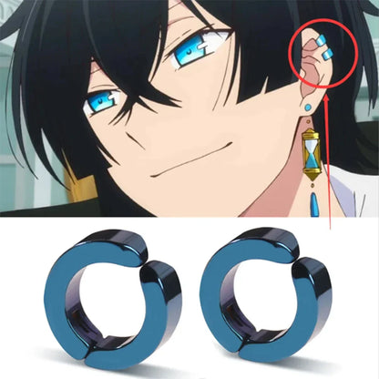 Personalized Punk Stainless Steel Ear Clips for Men – Stylish Non-Piercing Earrings
