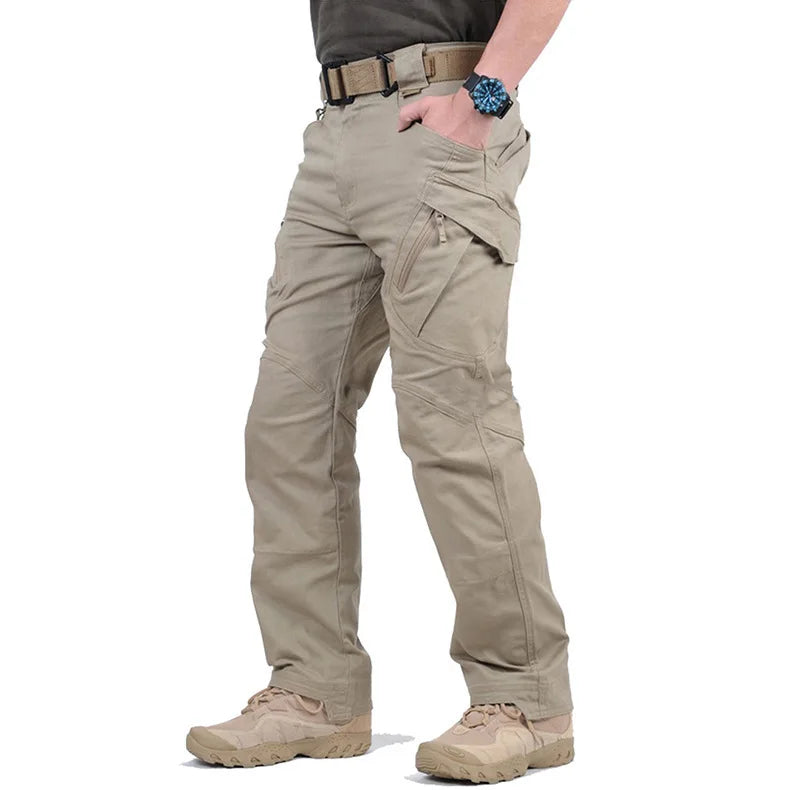 Men's Tactical Cargo Pants — Outdoor Hiking, Trekking & Military Multi-Pocket Jogger Trousers