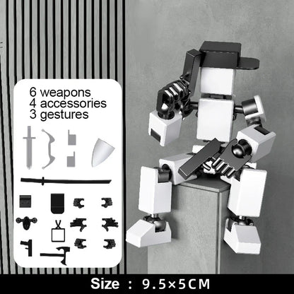 Multi-Jointed Movable Shapeshift Robot 3.0 – 3D Printed Action Model Doll Toy & Christmas Gift