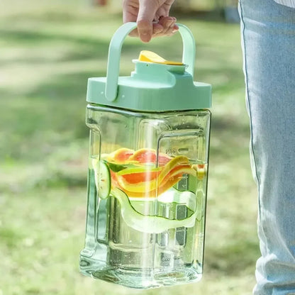 3.5L Refrigerator Water Kettle – Large Iced Beverage Dispenser with Faucet for Fruit Tea & Cold Drinks