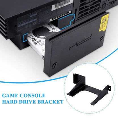 2.5in Game Console SATA HDD/SSD Bracket — 3D-Printed Stand & Network Adapter Holder
