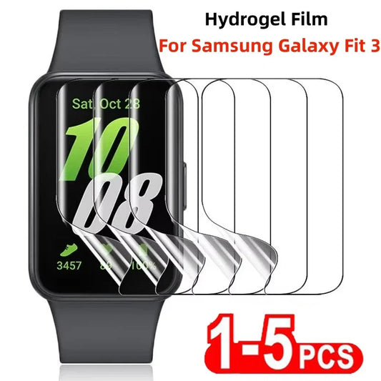 1–5PCS Hydrogel Screen Protector for Samsung Galaxy Fit 3 – Clear HD Anti-Scratch Film (Not Glass)