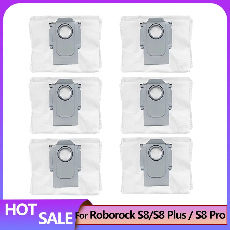 Roborock S8+, Q5 Pro, S8 Pro Ultra, S7 MaxV Ultra, Q7 Max+, Q8 Max Plus Dust Bags & Accessories Spare Parts
