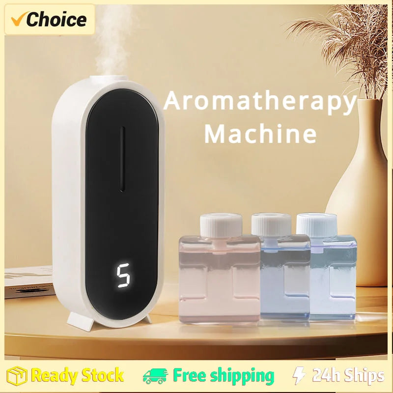Automatic Fragrance Sprayer - USB Ambient Light, Wall-Mounted Aromatherapy Machine for Home & Commercial Use
