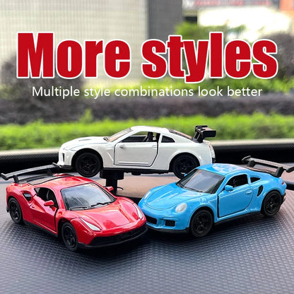 Drift Car Dashboard Toy Model — Swinging Sports Race Car Ornament for Interior Decor & Fun Accessories for Men