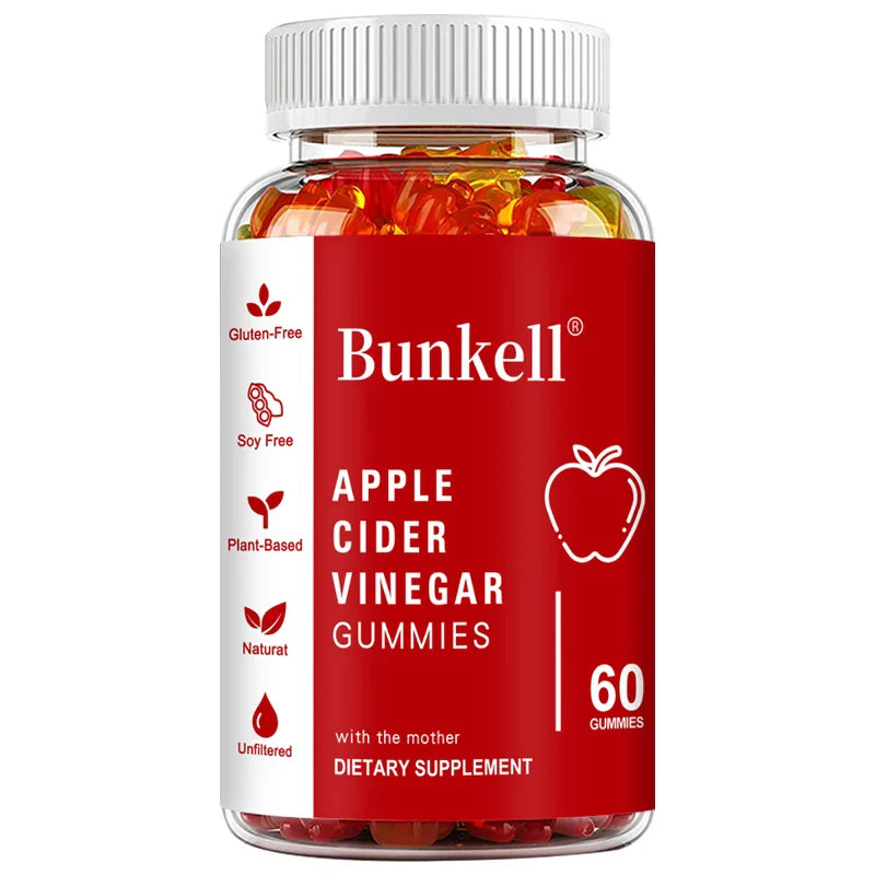 Apple Cider Vinegar Gummies – Weight Management, Digestion & Immunity Support with Vitamin B12, Gluten-Free, Vegetarian