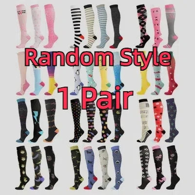 Compression Stockings for Men & Women - Edema Varicose Vein Support Sports Running Pressure Socks
