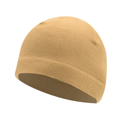 Winter Thermal Fleece Hat - Windproof Outdoor Beanie for Men & Women Cycling Skiing
