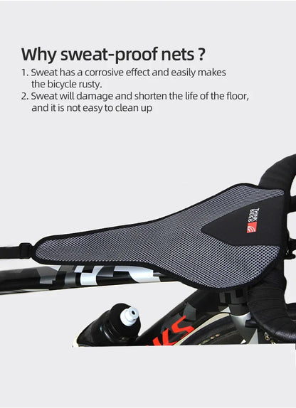ThinkRider Bike Trainer Sweatband – Durable MTB & Road Bicycle Sweatbands for Indoor Cycling & Home Exercise