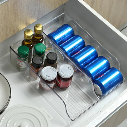 Kitchen Storage Can Dispensers – Soda & Food Can Organizer for Refrigerator & Freezer