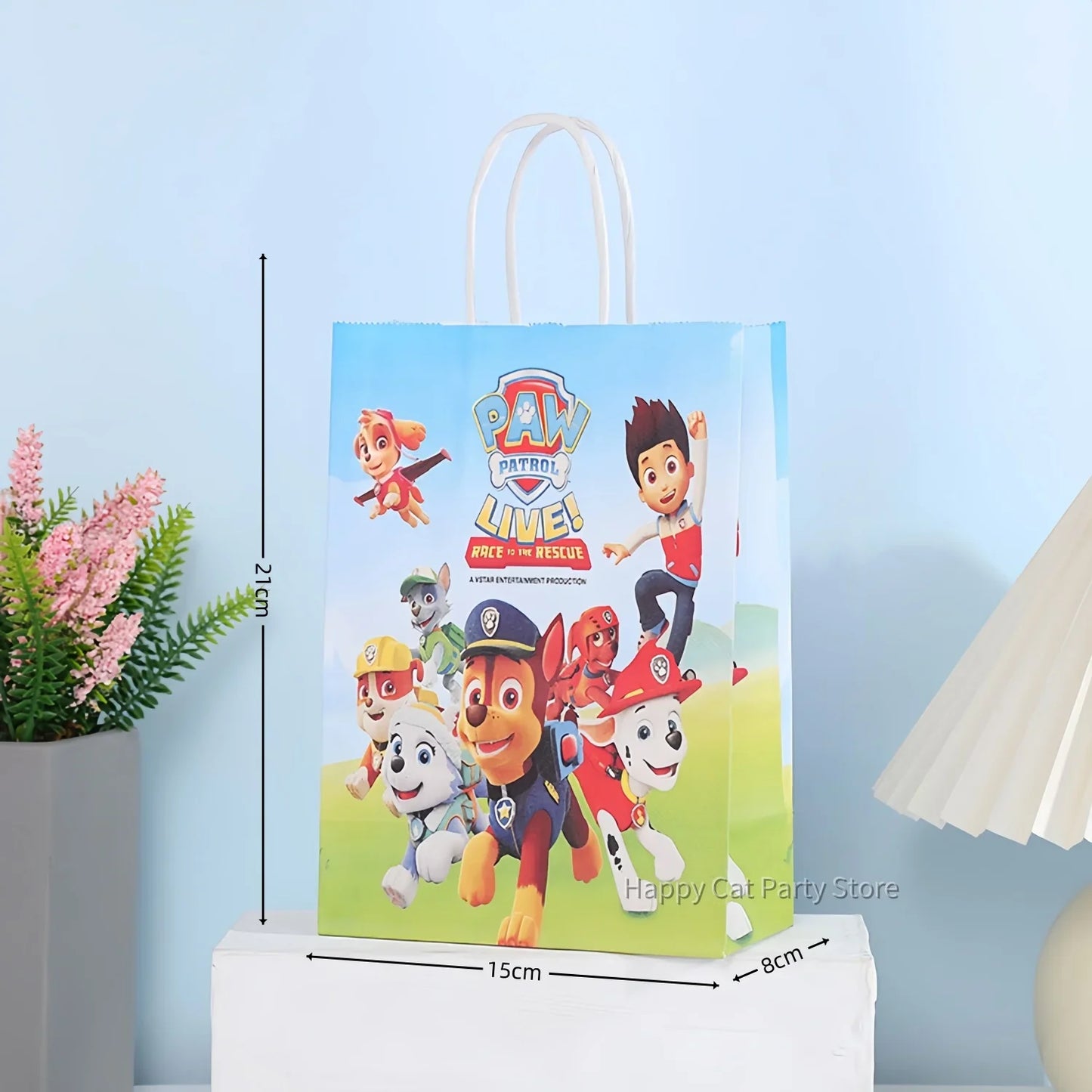 PAW Patrol Birthday Gift Bags – Skye & Paw Patrol Candy Party Favor Bags for Boys & Girls Party Supplies & Treat Packaging