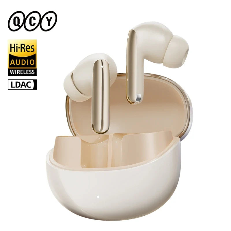 QCY MeloBuds Pro ANC Earbuds - Bluetooth 5.3 Wireless Hi-Res LDAC Headphones with 46dB Noise Cancellation