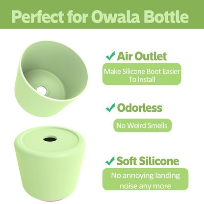 Silicone Coaster for Owala Bottles - 24oz, 32oz, 40oz Anti-Slip Protective Sleeve, Bottom Protector for Outdoor Bike Use