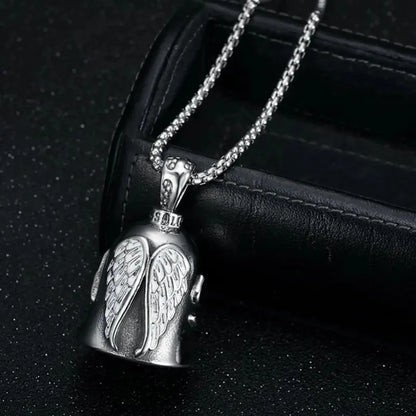 Angel Guardian Biker Riding Bell – Portable Motorcycle and Bicycle Gift Accessory