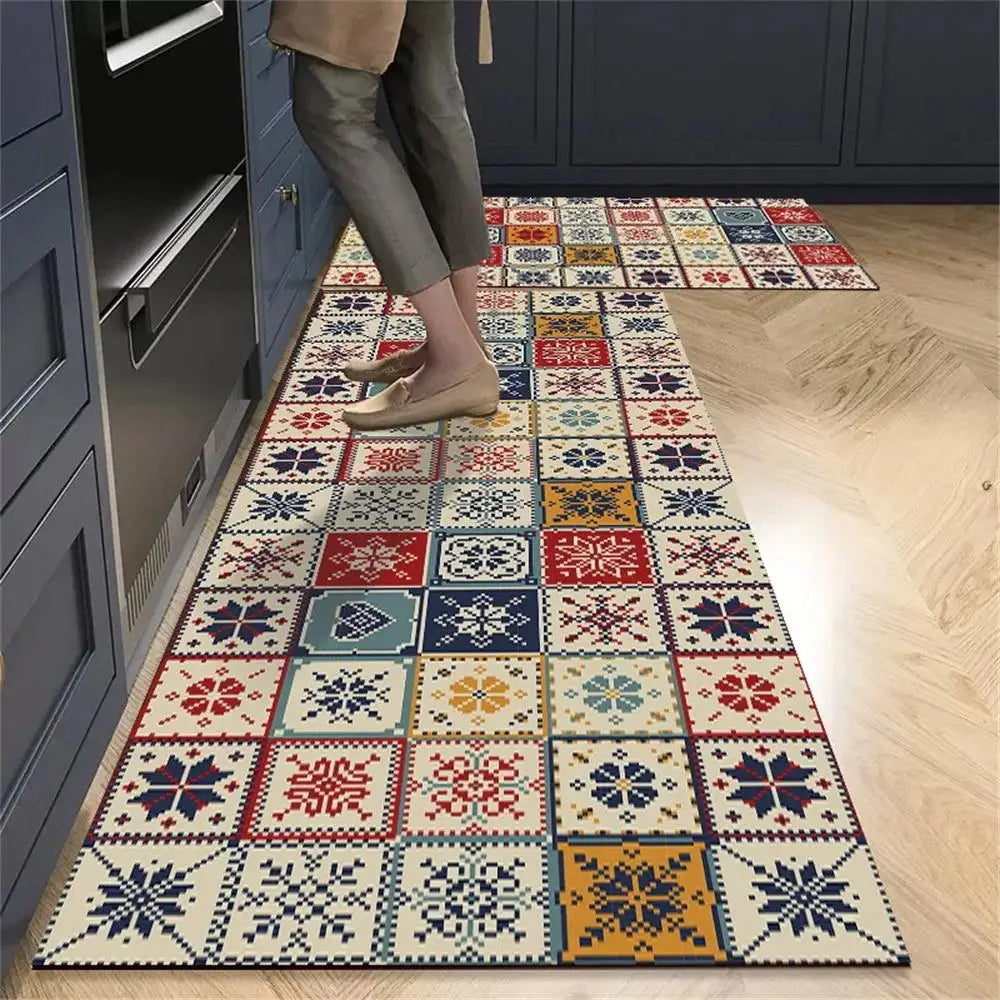 Non-Slip Kitchen & Living Room Floor Rug – Long Area Mat for Entrance, Home Decor