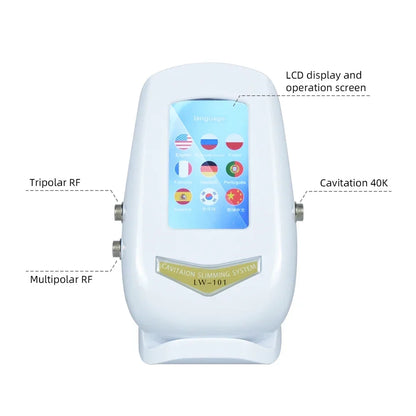 40K 3-in-1/4-in-1 Cavitation Body Slimming Machine – Facial Massager, Skin Tightening, Face Lifting & Vacuum Suction Beauty Device