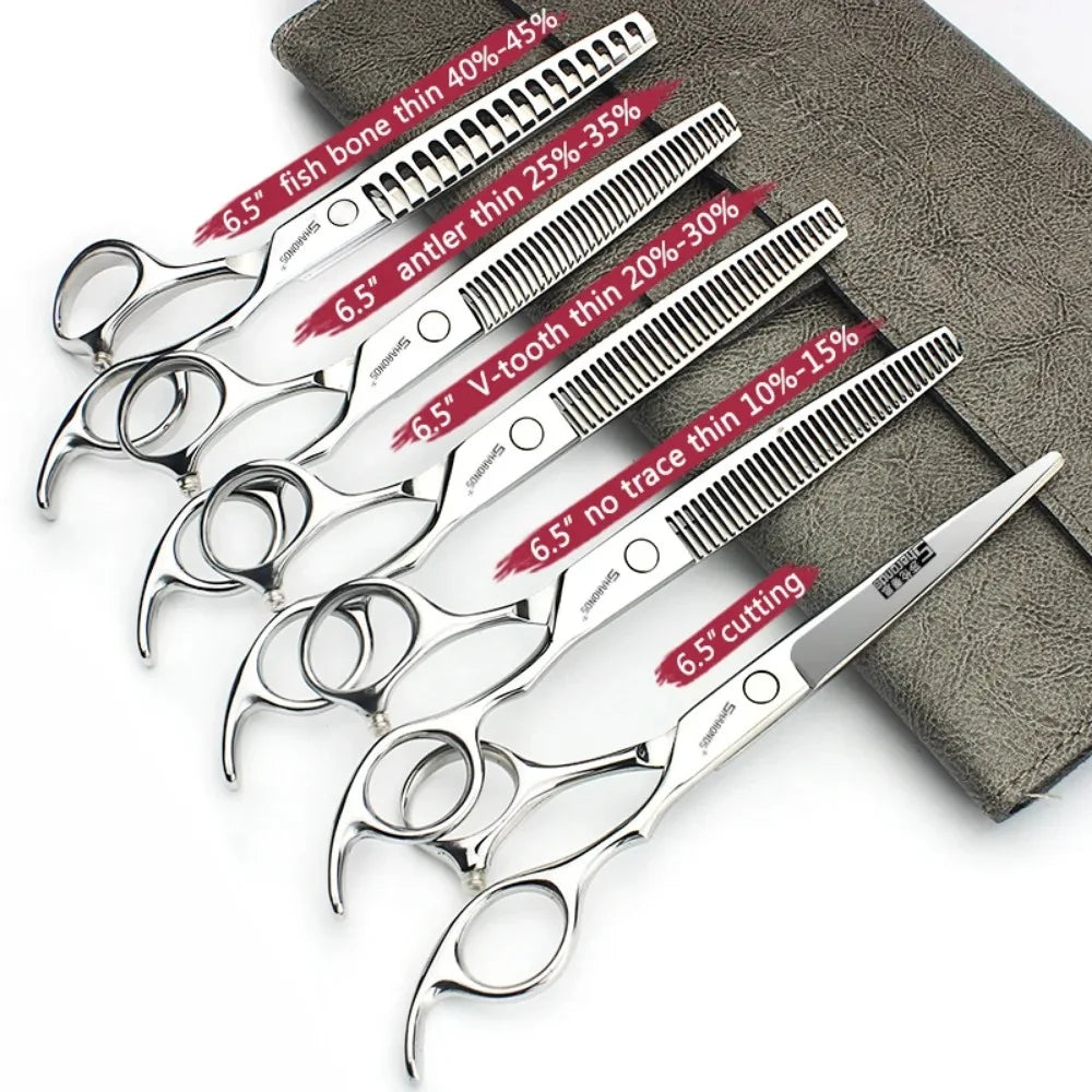 Professional Japanese Hair Cutting & Thinning Scissors – 6''/6.5''/7''/7.5'' Sharp Barber Shears for Salon & Home Use
