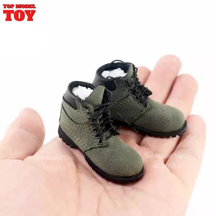 1/6 Scale Male Combat Boots – Long & Short Model Shoes for 12" Action Figure, Soldier Doll Body, In Stock