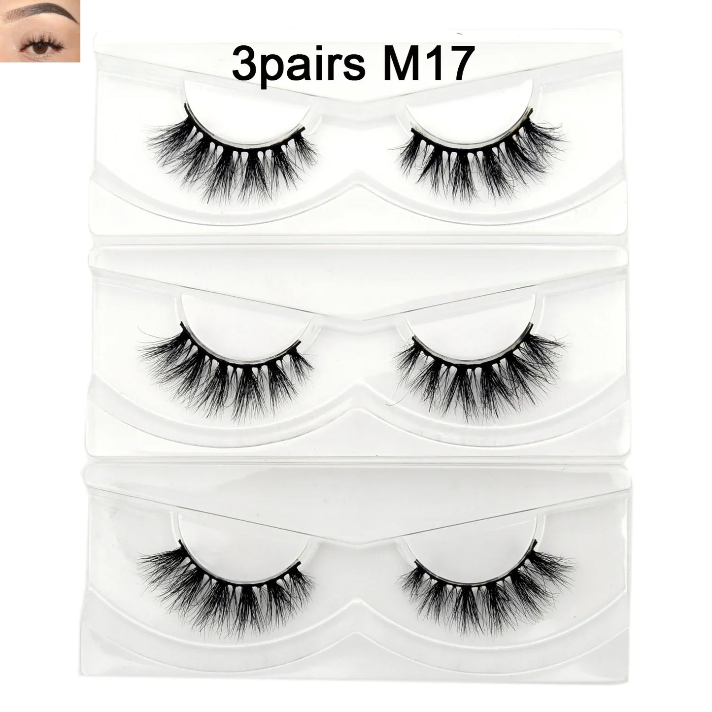 Visofree 13mm 3D Mink Eyelashes – Natural Long Handmade Cruelty-Free False Lashes for Makeup G04