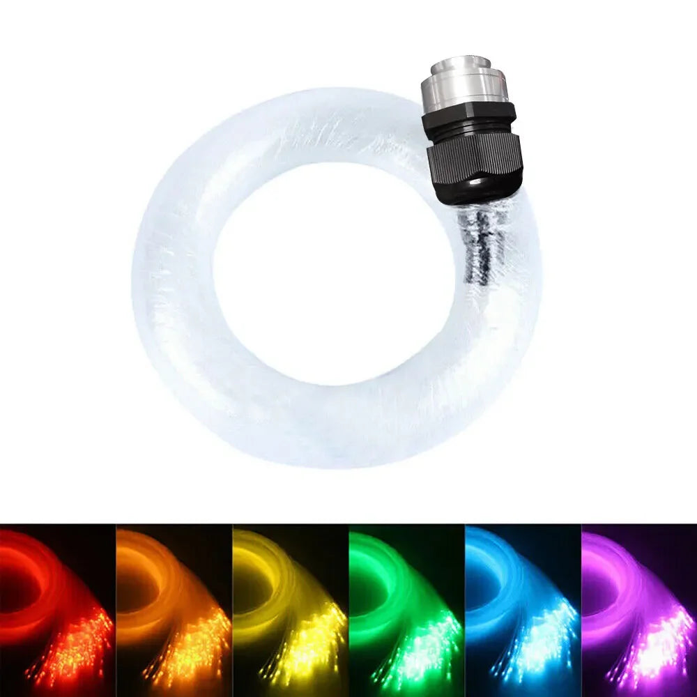 12W RGBW Starry Sky Car Ceiling Light - Fiber Optic APP Control Interior Atmosphere Light for Car & Home Decor