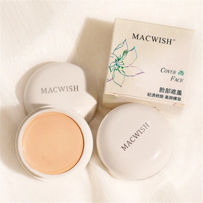 Waterproof Full Coverage Concealer – Natural Finish Foundation for Tattoos, Scars, Dark Circles, Acne, and All Skin Types