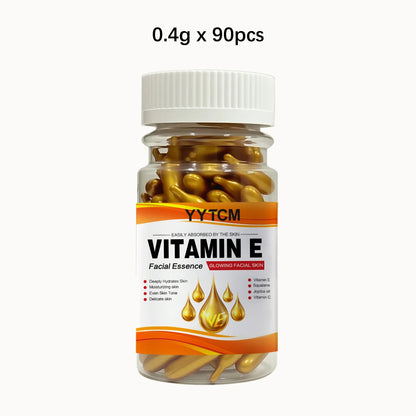 Vitamin E Moisturizing Capsule Essence - Squalane & Vitamin C Deep Hydration Skin Brightening Care