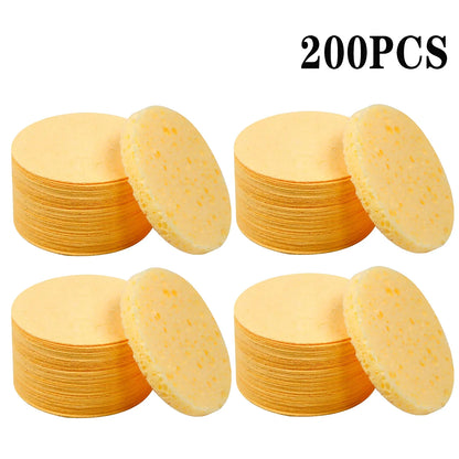 50-1000PCS Compressed Facial Cleansing Sponges – Absorbent, Latex-Free Exfoliating Makeup Pads