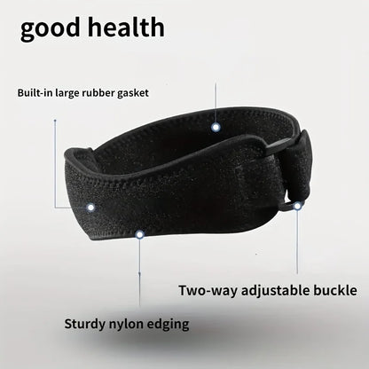 Basketball Knee Pad with Patellar Tendon Support — Adjustable Shock-Absorbing Compression Sleeve