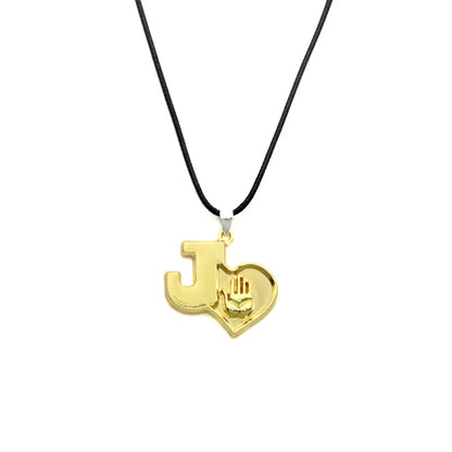 JoJo’s Bizarre Adventure Arrow Pendant Necklace – Josuke & Jotaro Cosplay Jewelry Gift