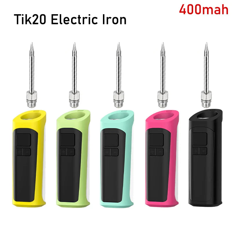 DOTECO Tik20 Electric Soldering Iron 400mAh Battery 510 Thread Variable Voltage Heat Pen Welding Tool   2/2