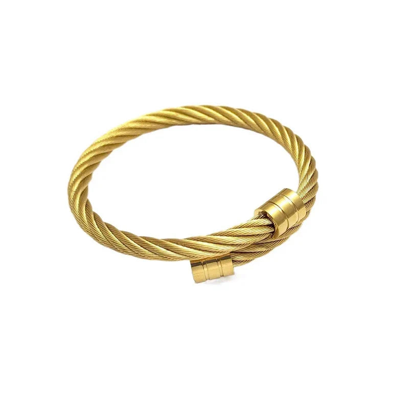 Retro Sword-Shaped Bracelet – Creative Open Bangle for Men & Women, Fashionable Party Jewelry Gift