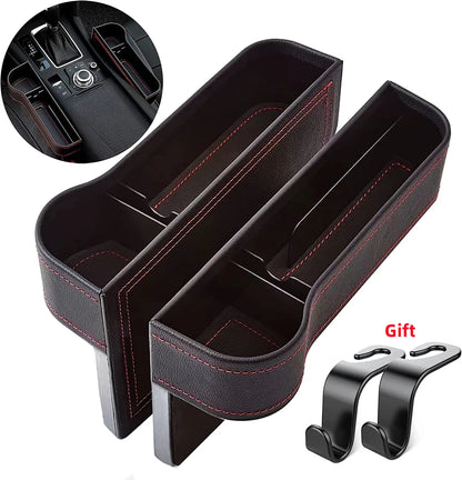 Car Seat Gap Filler Organizer – Leather Multifunctional Storage Box for Car Seat Gap Management & Automotive Accessories