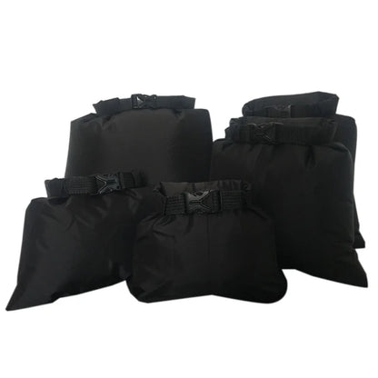 5pcs Waterproof Dry Bags — Outdoor Camping, Hiking, Kayaking, Rafting & Swimming Storage Sack Pack