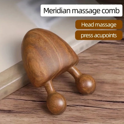 Sandalwood Face Massager Nose & Face Massager - Eye Relief Tool Snail Facial Meridian Massage