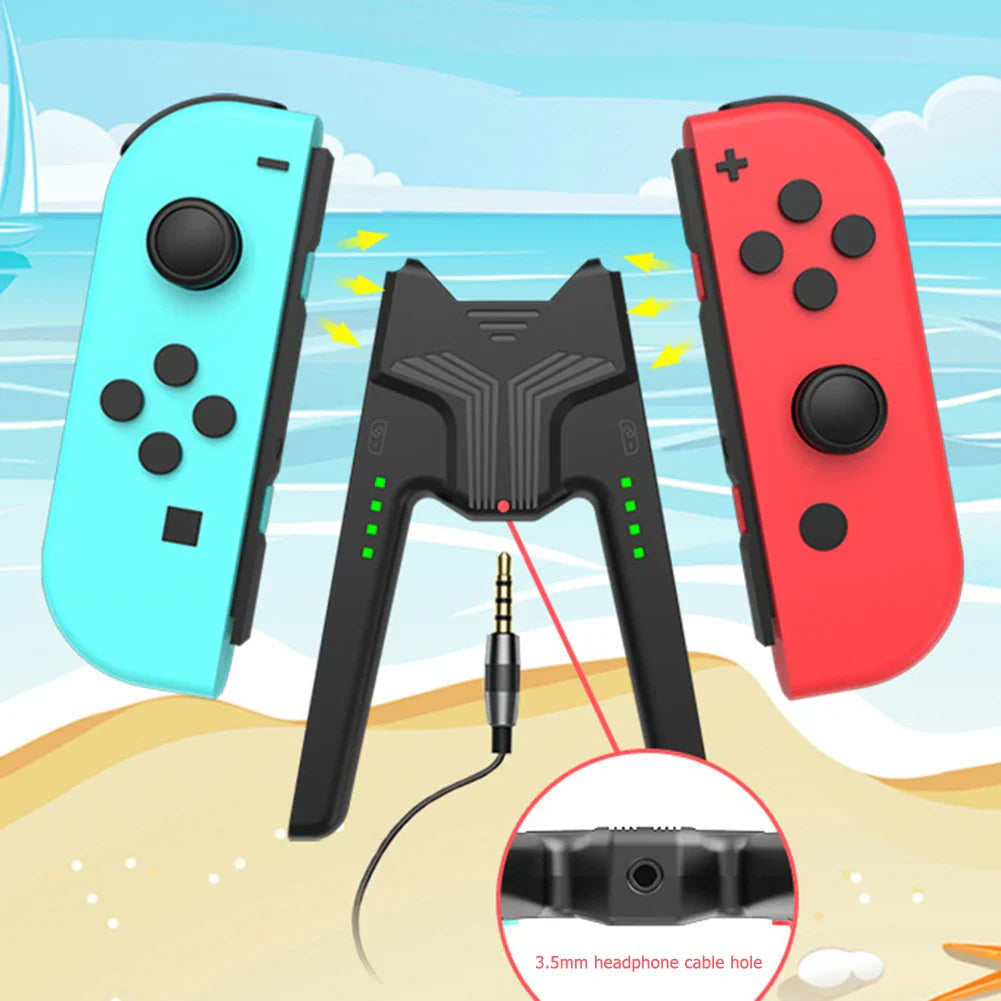 Aolion Portable Charging Grip Bracket - For Nintendo Switch/OLED, Joy-Con Controller Charging Dock, Game Accessories