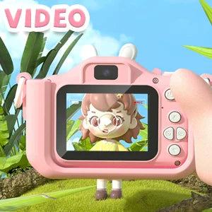 1080P HD Kids Digital Camera — Toddler Video Camera with 2.0-inch Screen & Silicone Case
