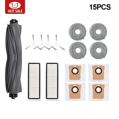 Xiaomi Robot Vacuum X20/X20 Plus Accessories – Dust Bag, Mop Cloth, Side Brush & HEPA Filter Replacement
