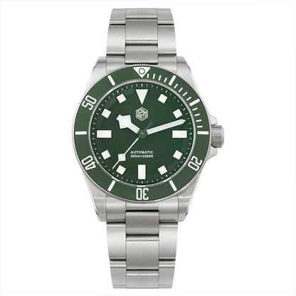 San Martin SN0121T Titanium Diving Watch – NH35 Automatic, Grade 2 Titanium, 120-Click Bezel, 300M Waterproof Wristwatch