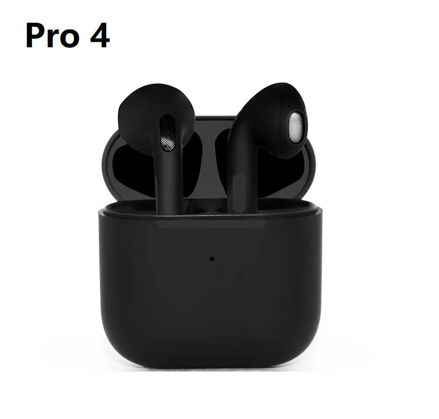 Pro 4 TWS Wireless Earbuds – Bluetooth 5.3 Waterproof Headphones with Mic for Xiaomi & iPhone