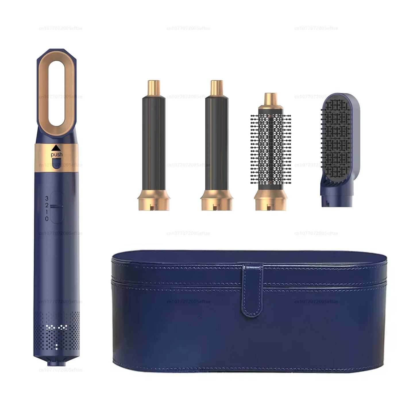 5-in-1 Hair Dryer Comb Set – Professional Hot Air Styler for Curling, Straightening & Volumizing Hair at Home