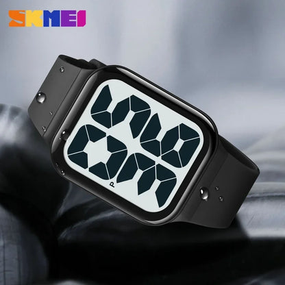 SKMEI 1995 Luxury Digital Sport Watch – Waterproof, Minimalist Design for Men and Women, Wristwatch for Girls and Boys